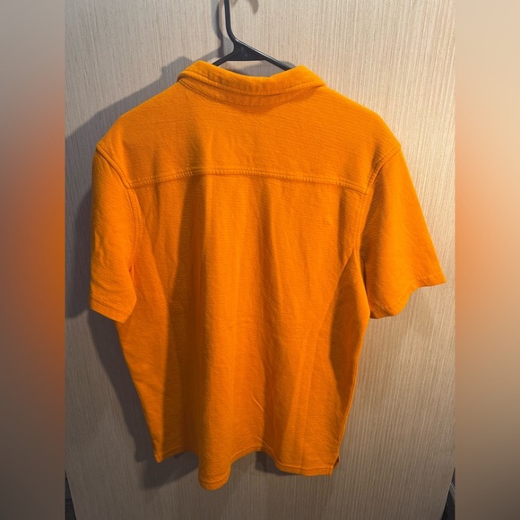 Goodfellow & Co Men's Vibrant Orange Casual Button Down Shirt NWT - Picture 3 of 3